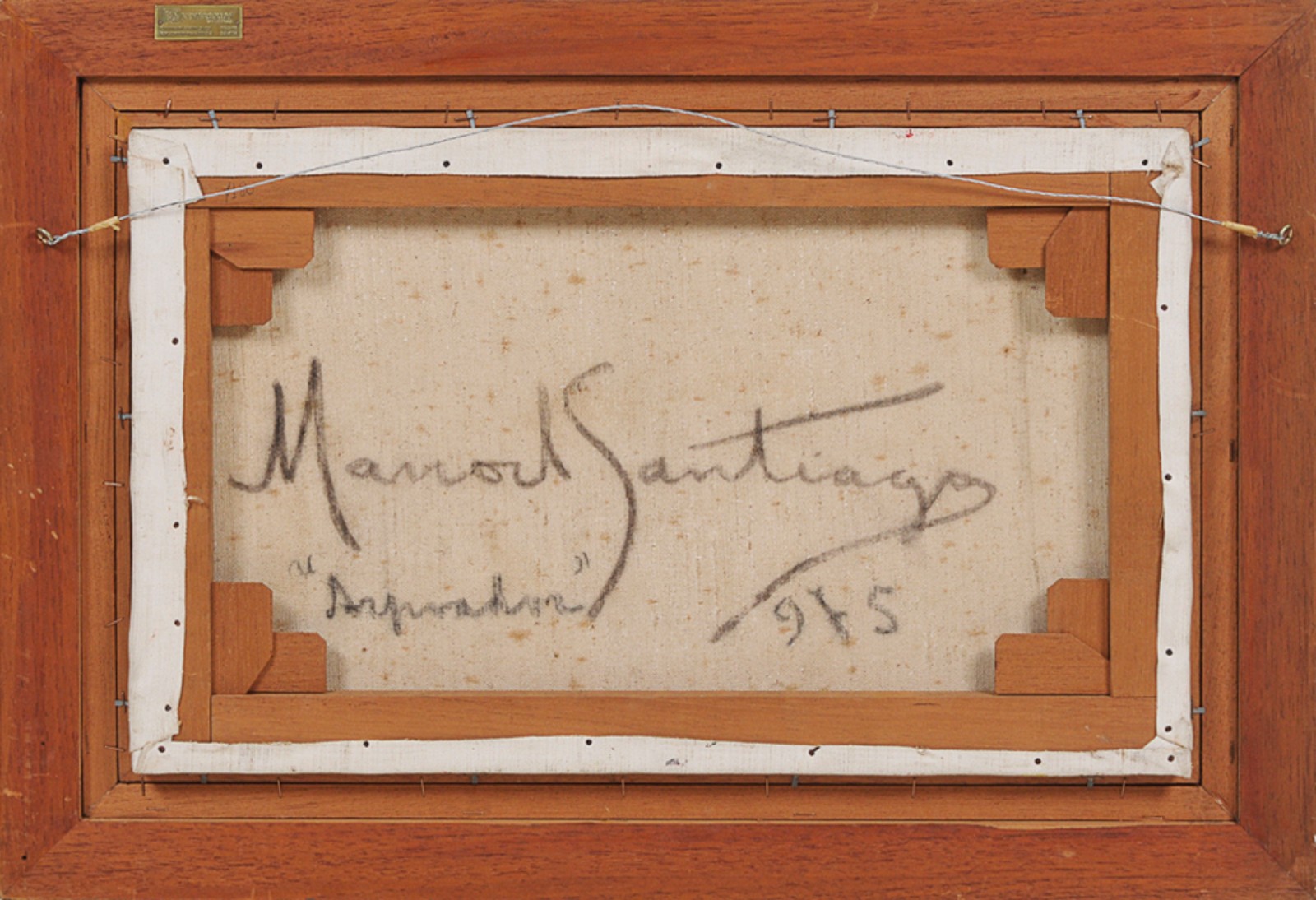 Manoel Santiago (1897-1987), Arpoador, 1975 - foto 5 de 5