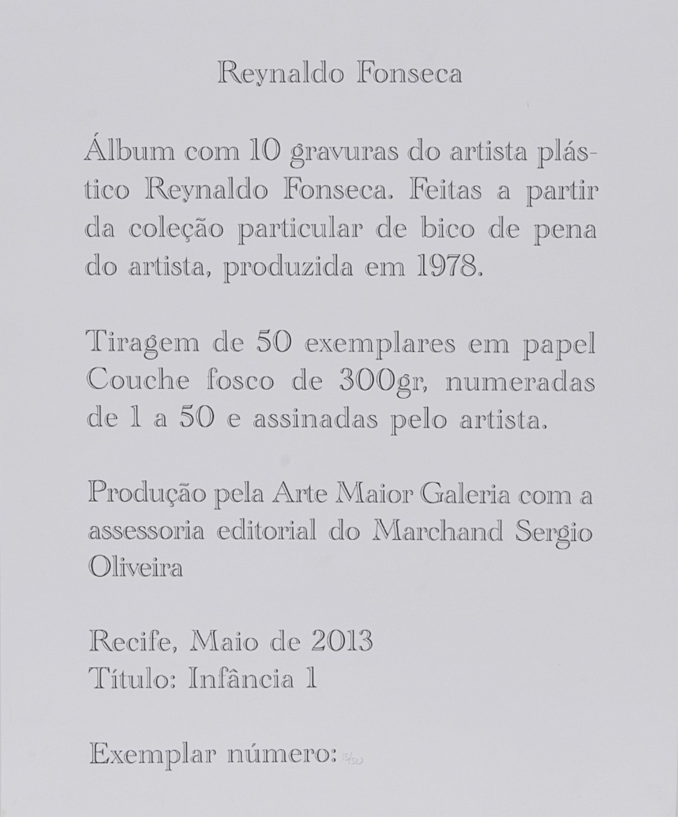 Reynaldo Fonseca (1925-2019), Álbum Infância, 2003 - foto 3 de 10