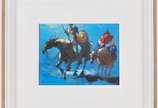 Armando Romanelli (1945), Dom Quixote, 2016 - óleo s/eucatex<br>ass. inf. esquerdo e no verso