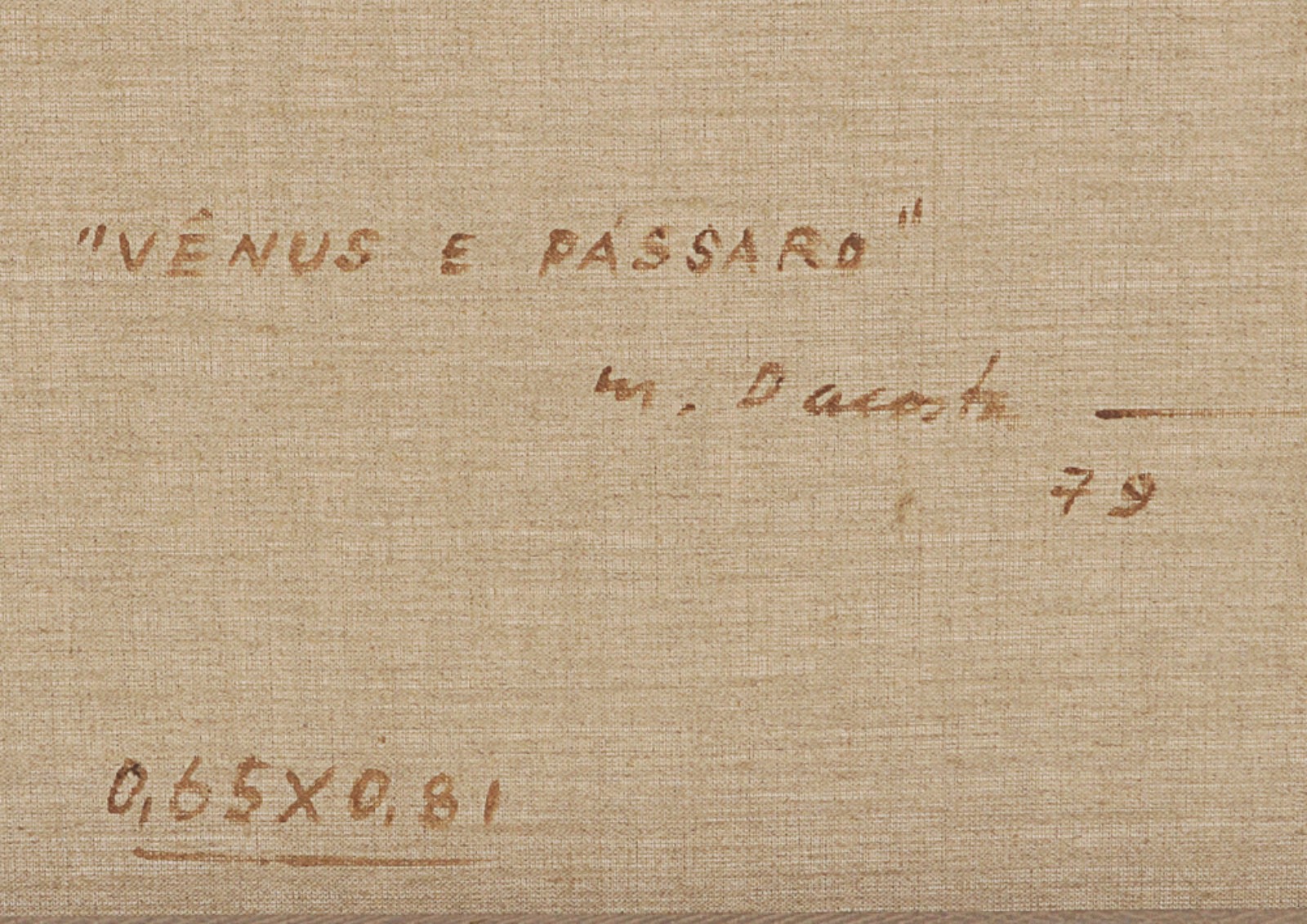Milton Dacosta (1915-1988), Vênus e Pássaro,1979 - foto 5 de 6