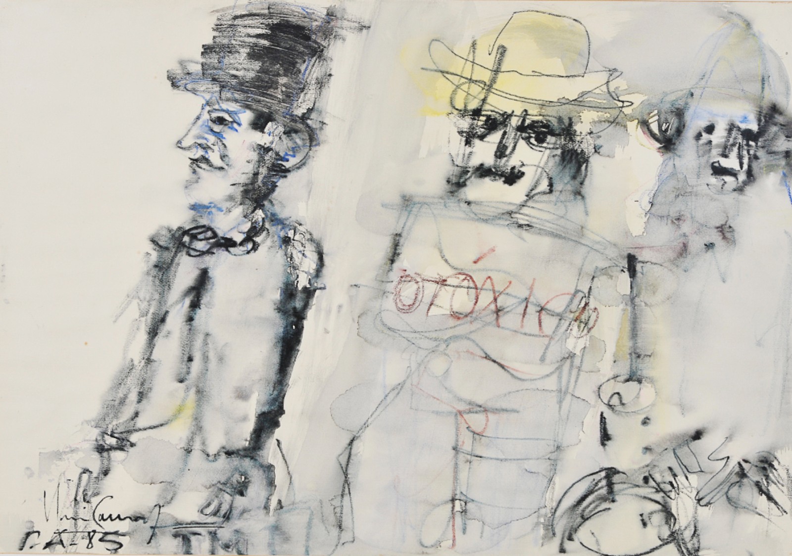 Iberê Camargo (1914-1994), Série ecológica - Agrotóxico, 1985 - foto 1 de 6