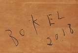 Antonio Bokel (1978), Três circulos e estrutura - Técnica mista s/ tela <br>Datado de 2018<br>Apresenta Certificado de Autenticidade emitido pelo artista.