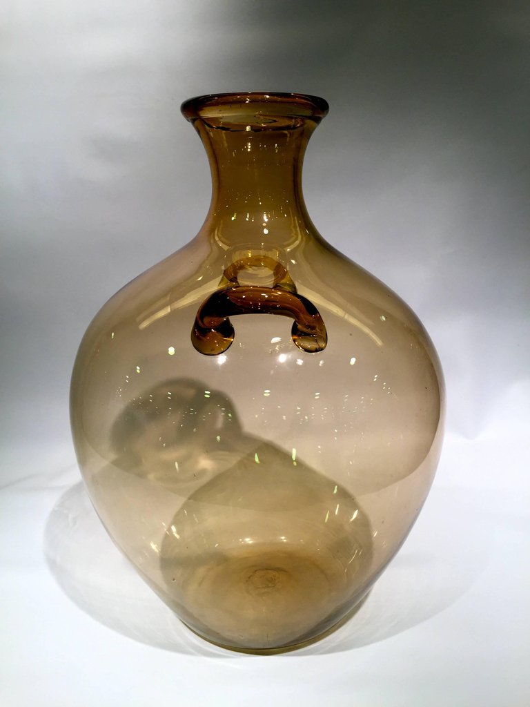 Grande vaso Art Déco em vidro artistico soprado de Murano na cor... - foto 3 de 3