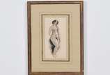 Ismael Nery (1900-1934), Nú Feminino - Nanquim e guache s/ papel<br>Ass. no verso e Autenticada pela Maria Lacerda.