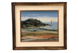 Sylvio Pinto (1918-1997), Paisagem - Óleo s/tela<br>Ass. inf.direito