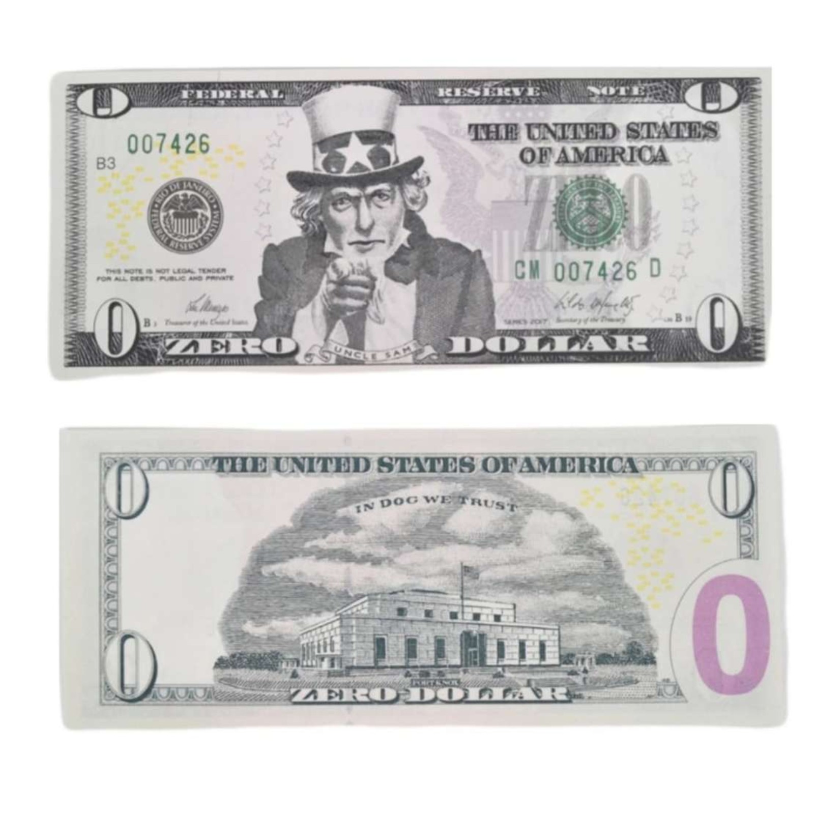 Cildo Meirelles (1948), Zero Dollar - 2019- Série Árvore do Dinheiro - foto 1 de 5