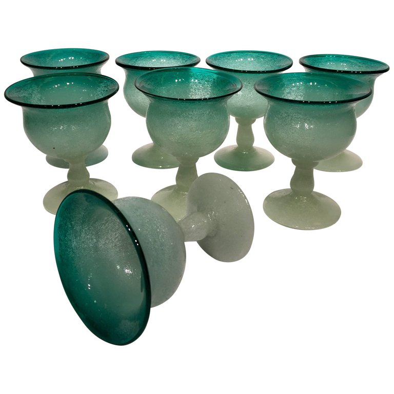 Conjunto de bar em vidro artistico soprado de Murano em vidro... - foto 3 de 4