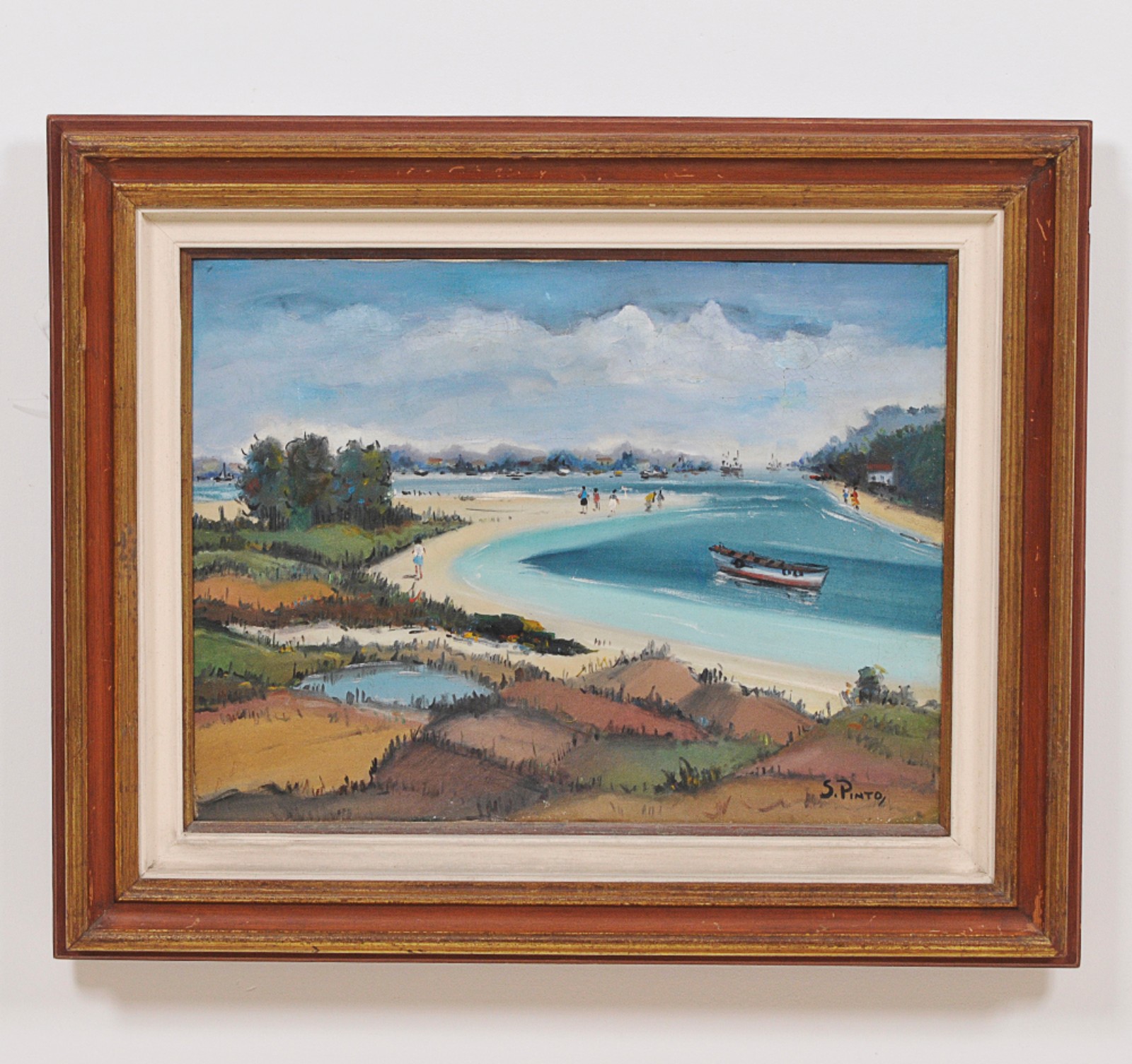 Sylvio Pinto (1918-1997), Marinha ( Iguaba) , 1976. - foto 2 de 4