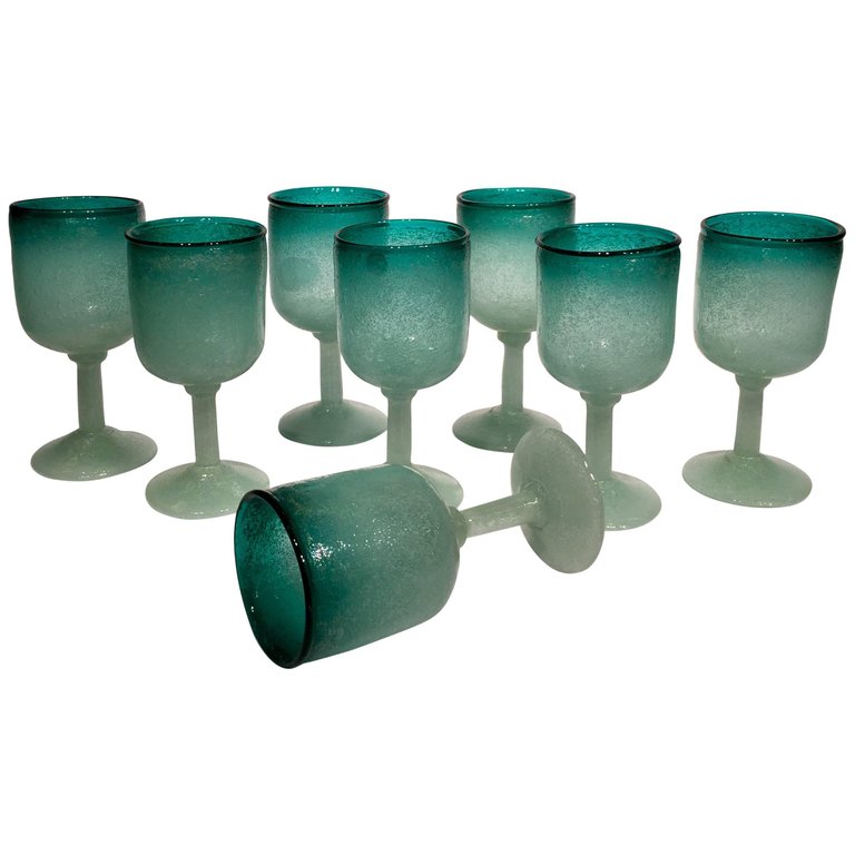 Conjunto de bar em vidro artistico soprado de Murano em vidro... - foto 1 de 5