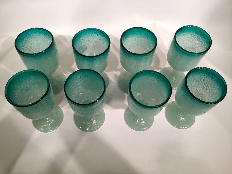 Conjunto de bar em vidro artistico soprado de Murano em vidro... - foto 2 de 5