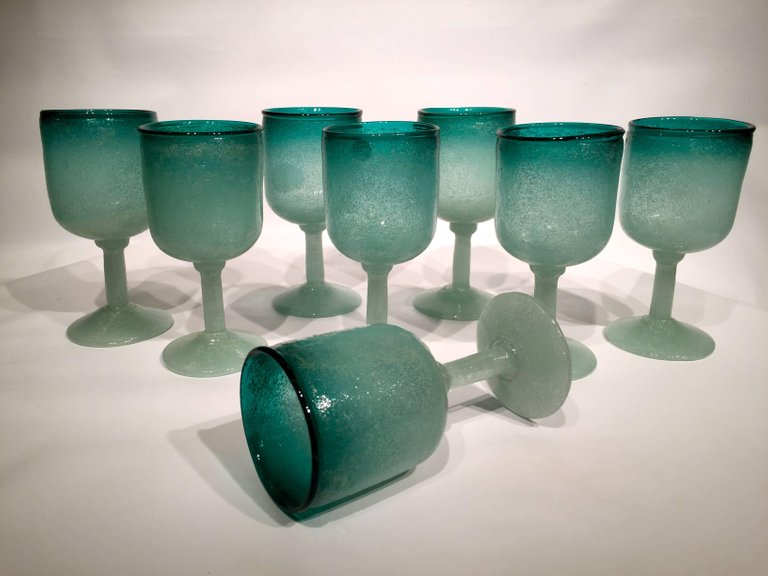 Conjunto de bar em vidro artistico soprado de Murano em vidro... - foto 5 de 5