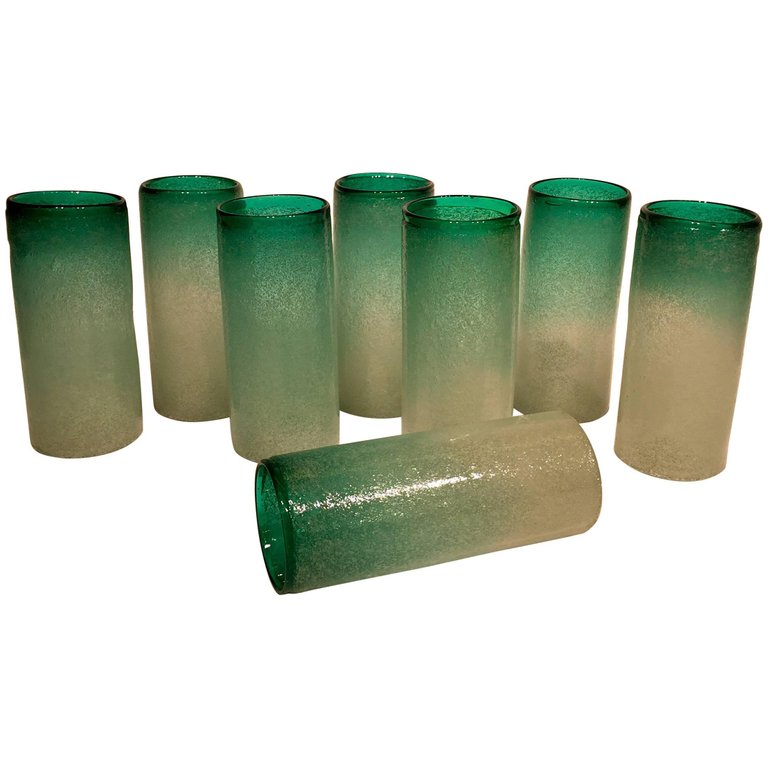 Conjunto de bar em vidro artistico soprado de Murano em vidro... - foto 1 de 5