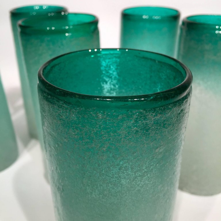 Conjunto de bar em vidro artistico soprado de Murano em vidro... - foto 3 de 5