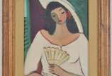 Humberto da Costa (1941), Figura, 1982 - Pintura<br>Ass. centro inf. e datado<br>
