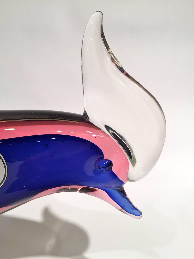 Grande escultura de faisão em vidro artistico soprado de Murano na... - foto 2 de 4
