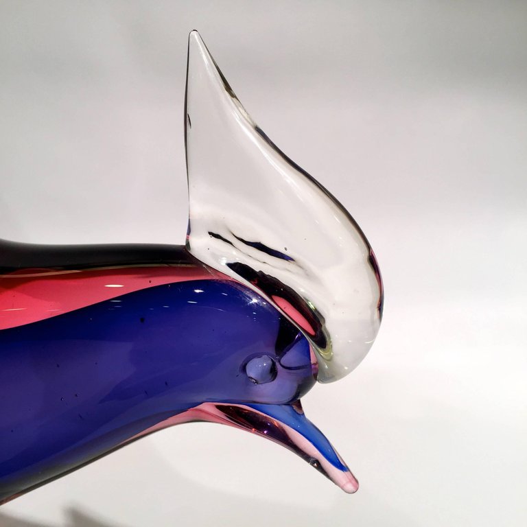 Grande escultura de faisão em vidro artistico soprado de Murano na... - foto 3 de 4