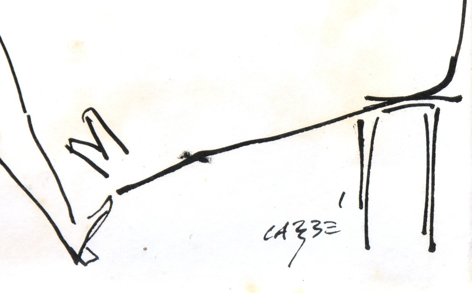 Hector Carybé (1911-1997), Cenas em uma Cantina Italiana - Charge, Caricatural, Storyboard - Atribuído aos anos 1950-60 - foto 3 de 3
