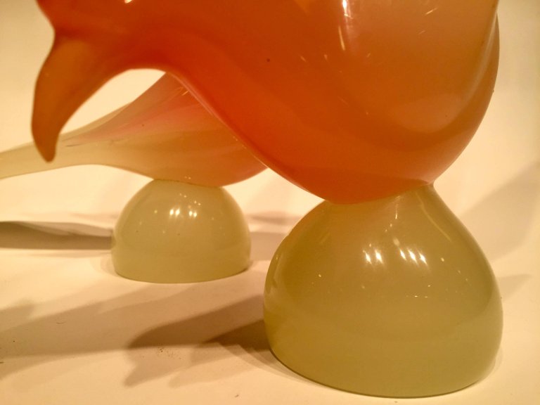 Par de esculturas de faisões em vidro artistico soprado de Murano na... - foto 3 de 3