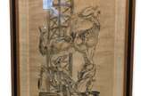 Eugênio Sigaud (1899-1979), Operários, 1974 - Litografia<br>Ass. e datada inf. esquerdo<br>