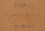 Fuka (1948), Sem título - Óleo s/ eucatex<br>Ass. inf. direito e verso