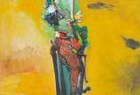 Fuka (1948), Sem título - Óleo s/ eucatex<br>Ass. inf. direito e verso