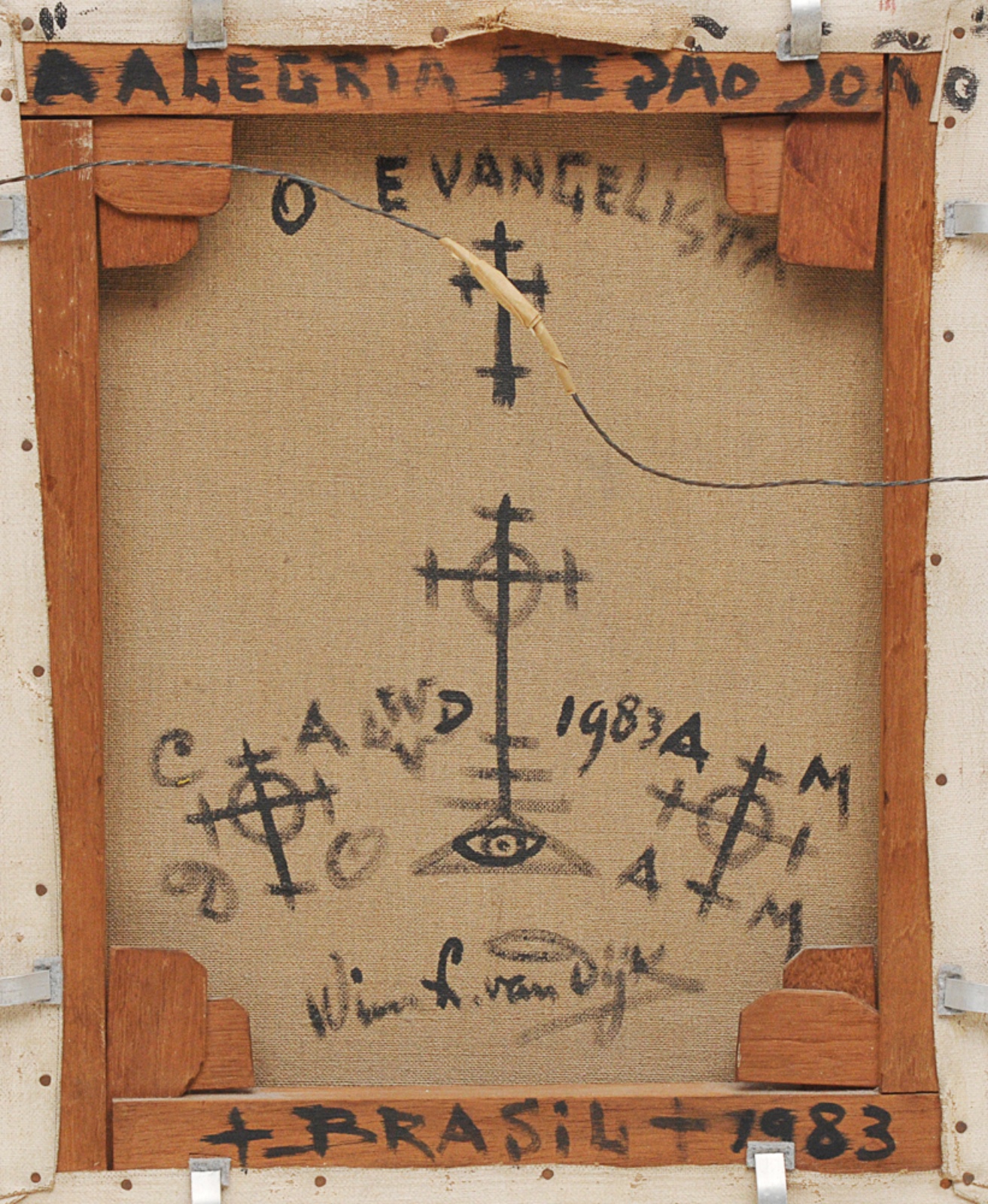 Win Van Dijk (1915-1990), A Alegria  de São João O Evangelista, 1983 - foto 5 de 6