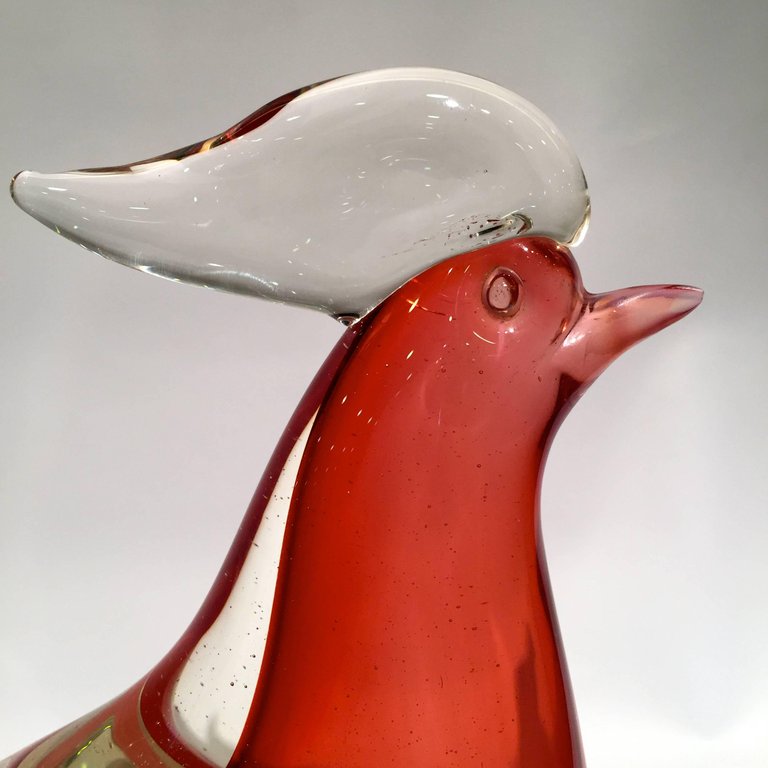Grande escultura de faisão em vidro artistico soprado de Murano na... - foto 4 de 4