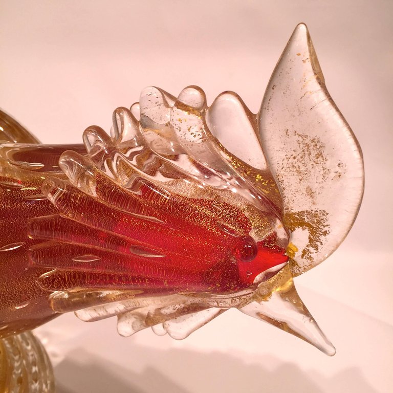 Grande escultura de faisão em vidro artistico soprado de Murano na... - foto 3 de 4