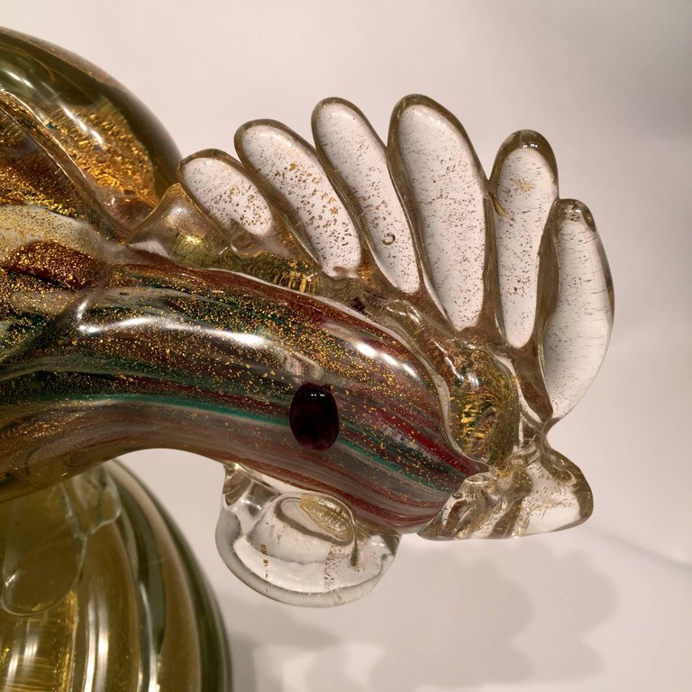 Grande escultura de faisão em vidro artistico soprado de Murano... - foto 4 de 4