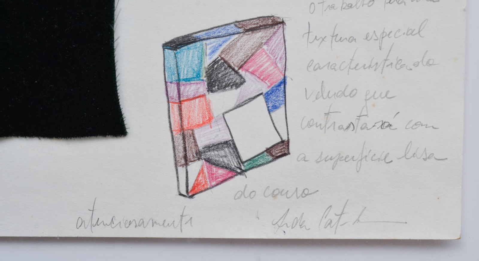 Leda Catunda (1961), Projeto para Objeto Artístico, 2001 - foto 3 de 4