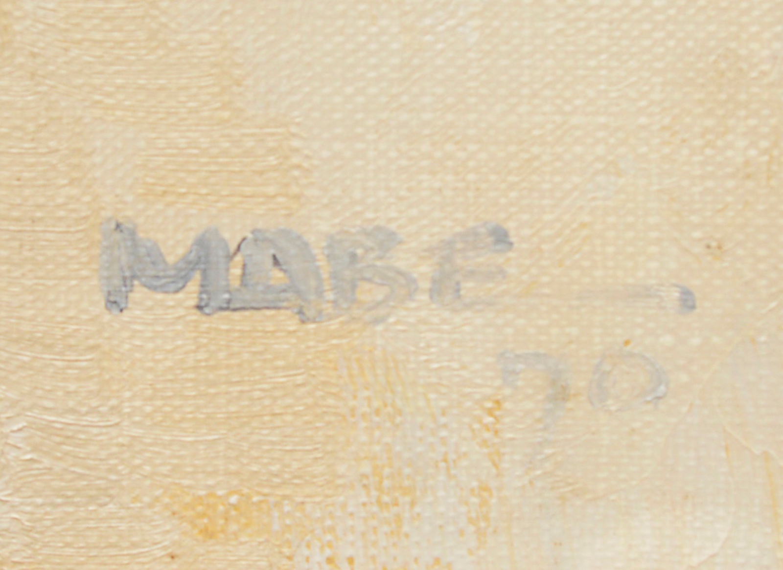 Manabu Mabe (1924-1997), "Abstrato" , 1970 - foto 4 de 5
