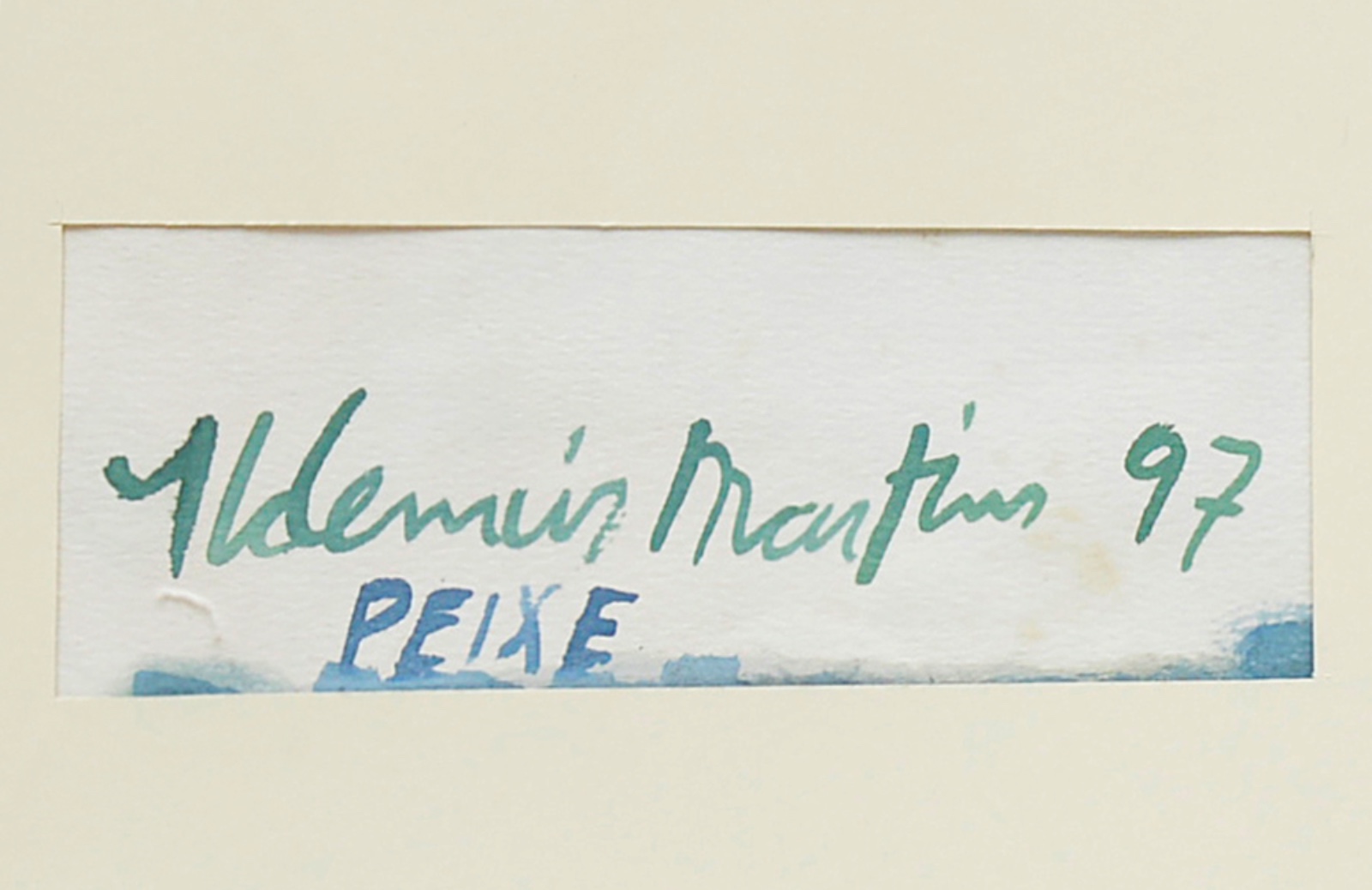 Aldemir Martins (1922-2006), "Peixe" , 1997 - foto 5 de 6