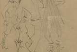 Di Cavalcanti (1897-1976), Sem título, 1950 - Desenho a crayon<br>Ass. inf. direito<br>