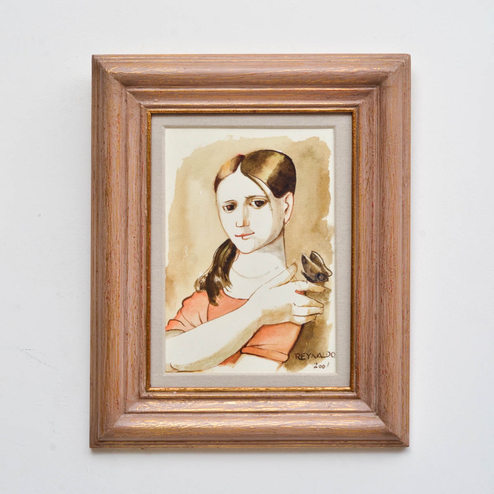 Reynaldo Fonseca (1925-2019), Menina com borboleta, 2001 - foto 2 de 4