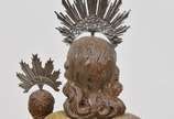 São José com menino Jesus, Pernambuco - Séc. XVIII - Imagem brasileira em madeira policromada