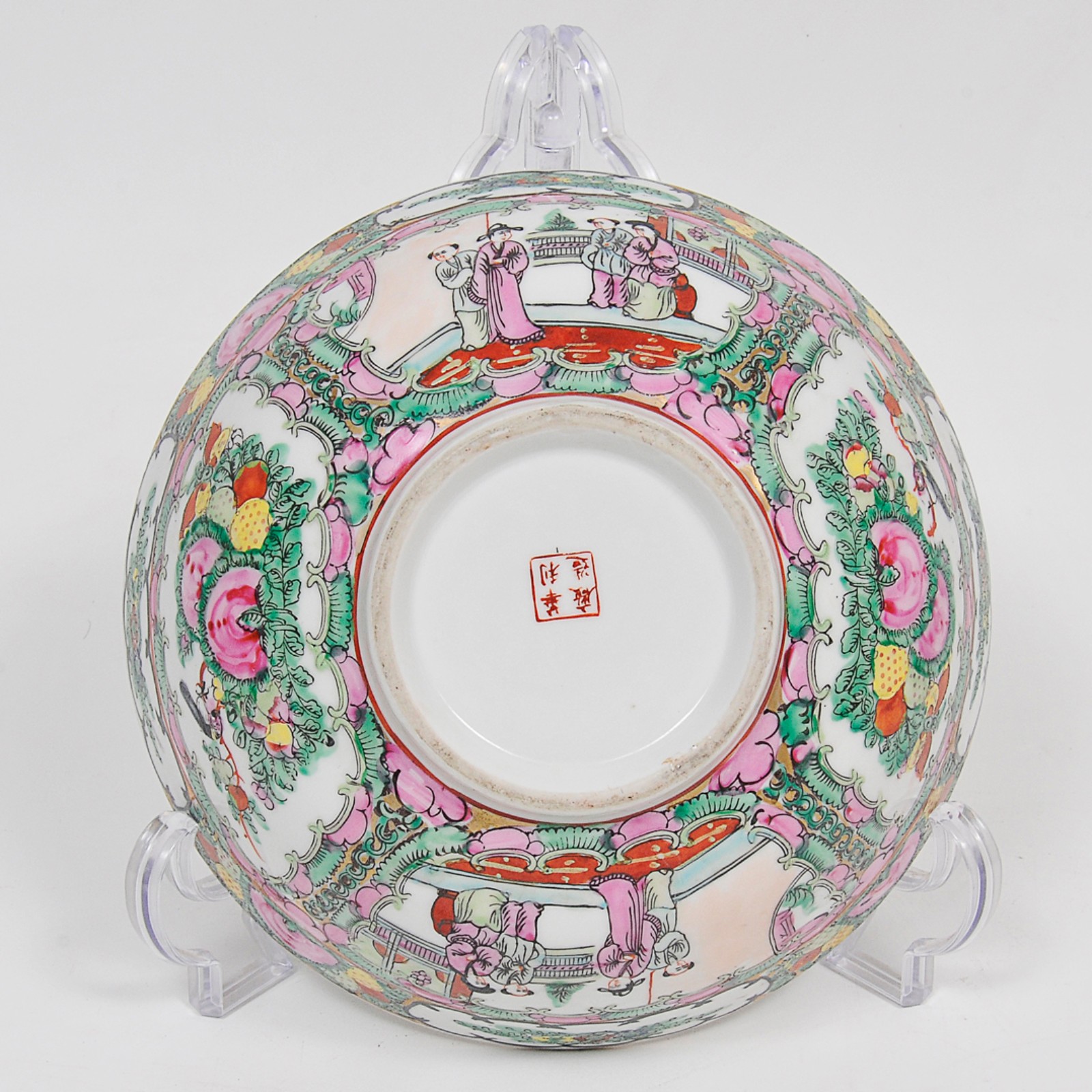 MANDARIN - Par de bowls em porcelana oriental ricamente policromada e... - foto 6 de 6