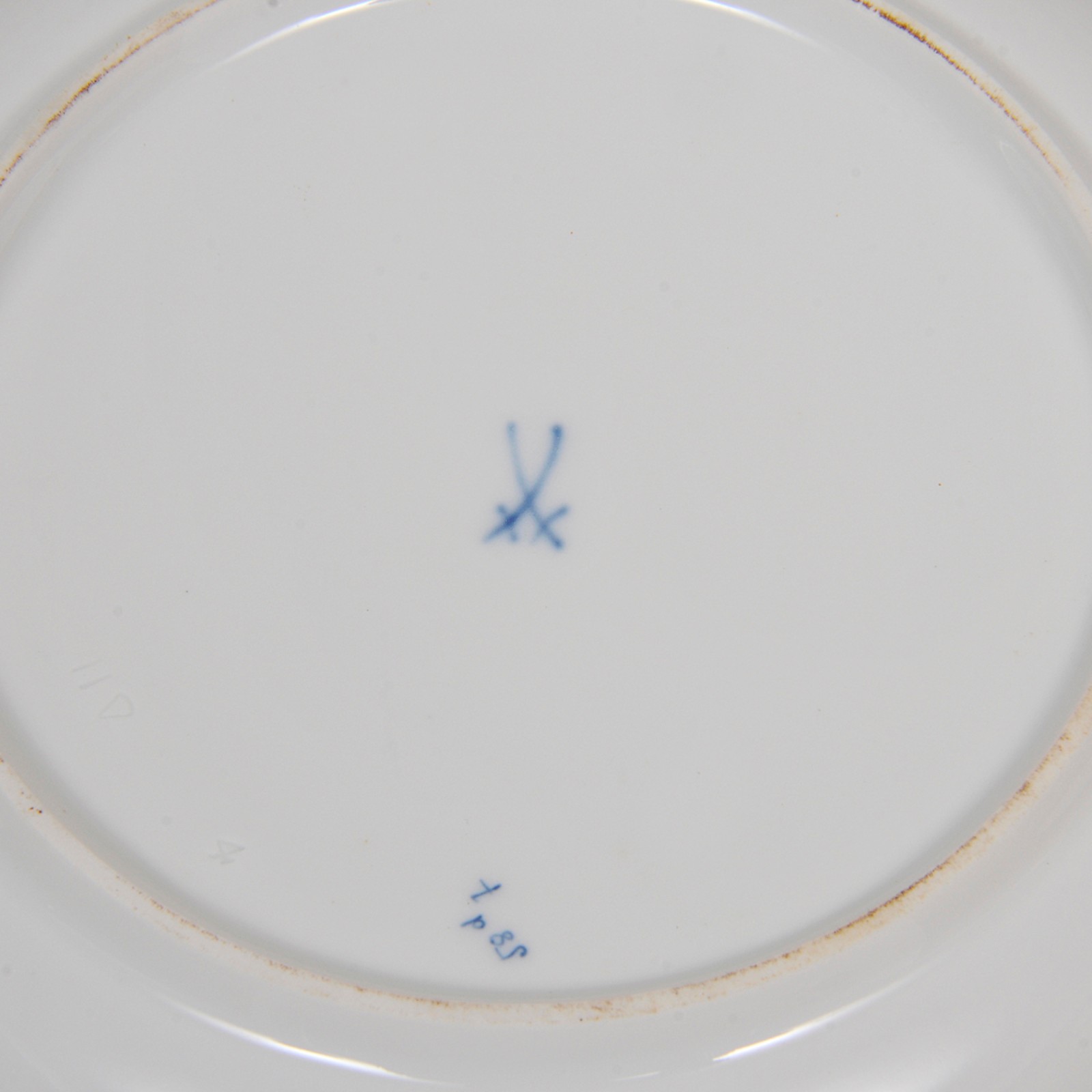 MEISSEN - Aparelho de chá em porcelana alemã na cor branca decorada... - foto 5 de 5