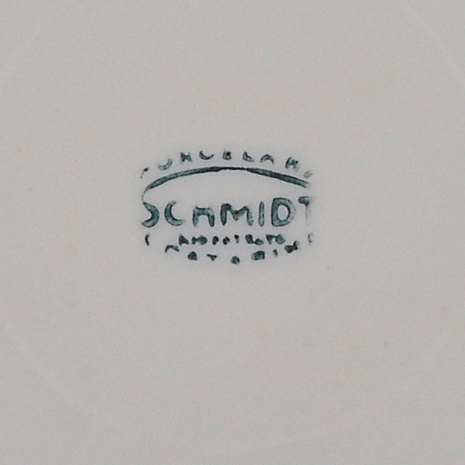 Conjunto de sobremesa em porcelana nacional manufatura SCHMIDT nas... - foto 3 de 4