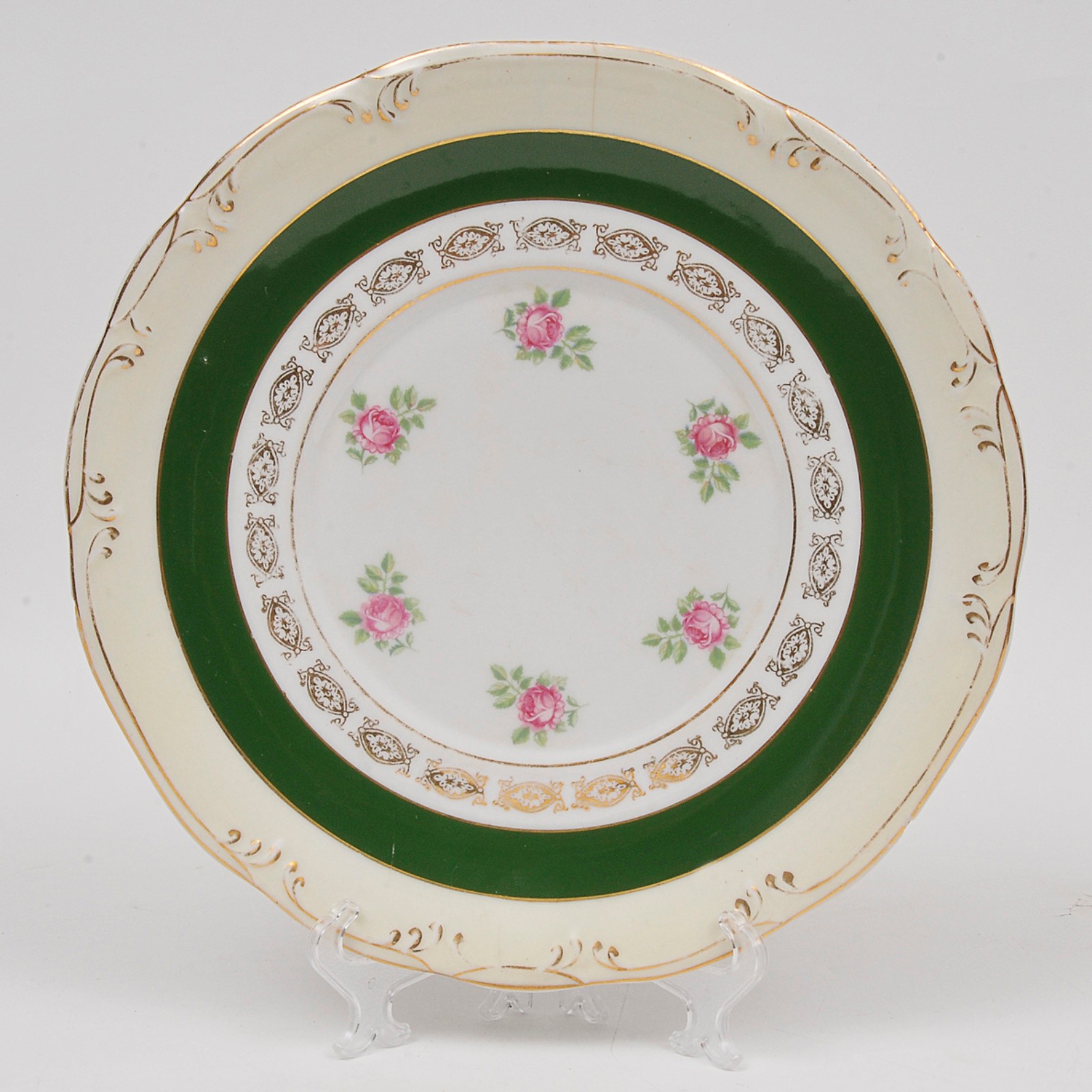 Conjunto de sobremesa em porcelana nacional manufatura SCHMIDT nas... - foto 2 de 4