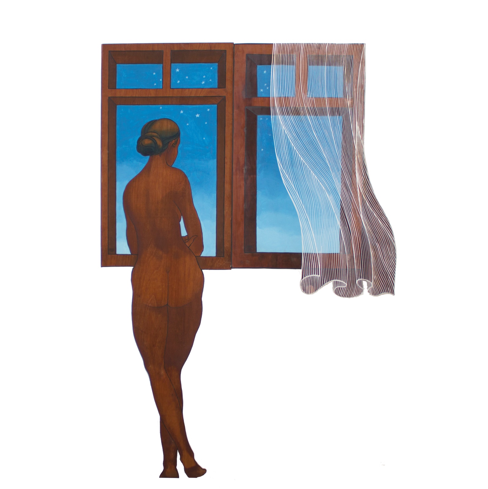 Juarez Machado (1941-2026), Mulher na Janela (díptico), 1978 - foto 1 de 3
