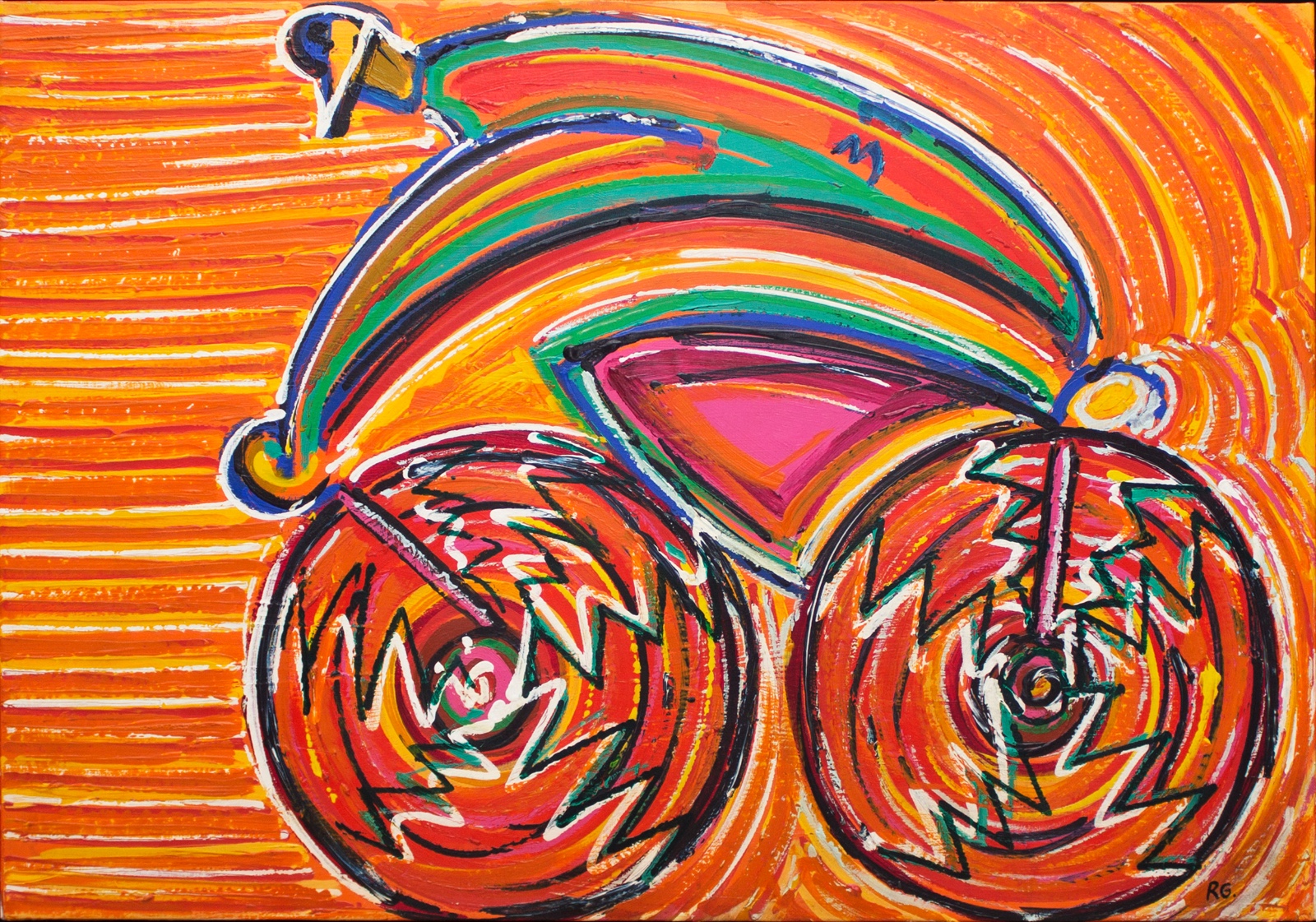  Rubens Gerchman (1942-2008), Ciclista em São Paulo, 2005 - foto 1 de 2