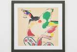 Aldemir Martins (1922-2006), Pássaro, 1985 - Aquarela s/ cartão
Ass. inf. direito