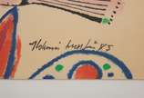 Aldemir Martins (1922-2006), Pássaro, 1985 - Aquarela s/ cartão
Ass. inf. direito