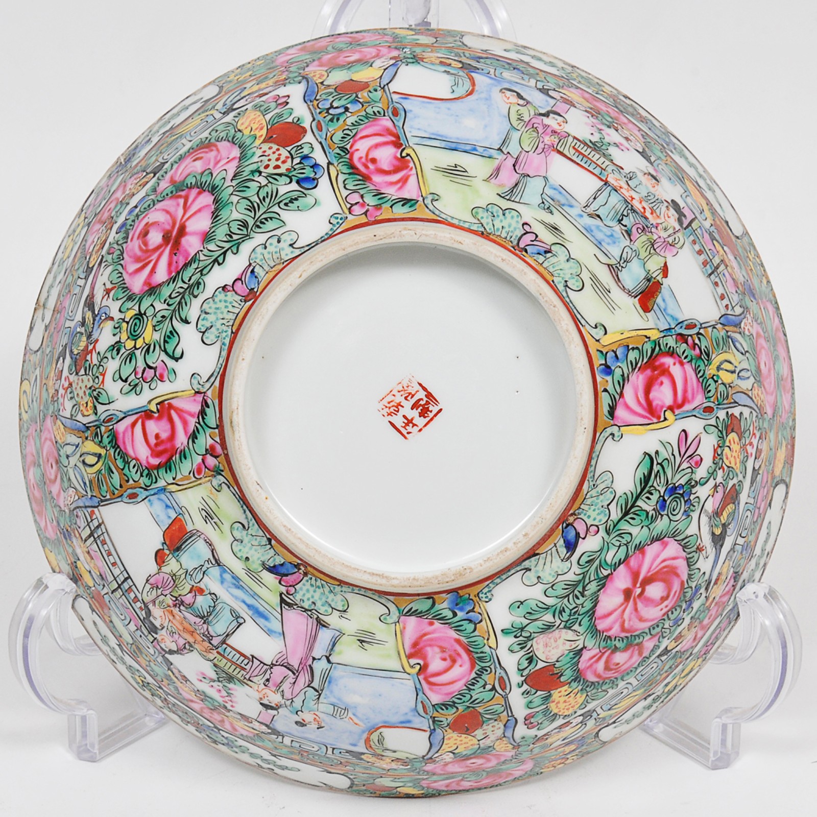 MANDARIN - Par de bowls em porcelana oriental ricamente policromada e... - foto 5 de 6