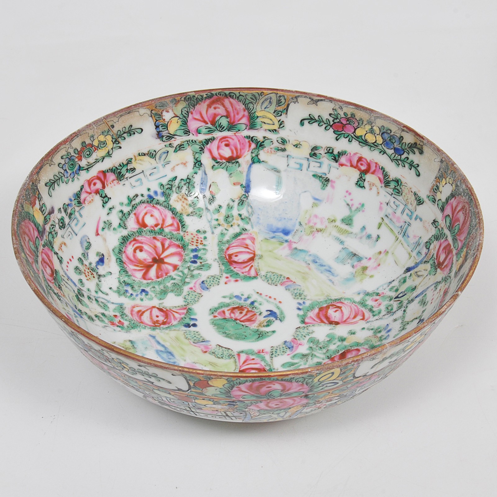 MANDARIN - Par de bowls em porcelana oriental ricamente policromada e... - foto 3 de 6