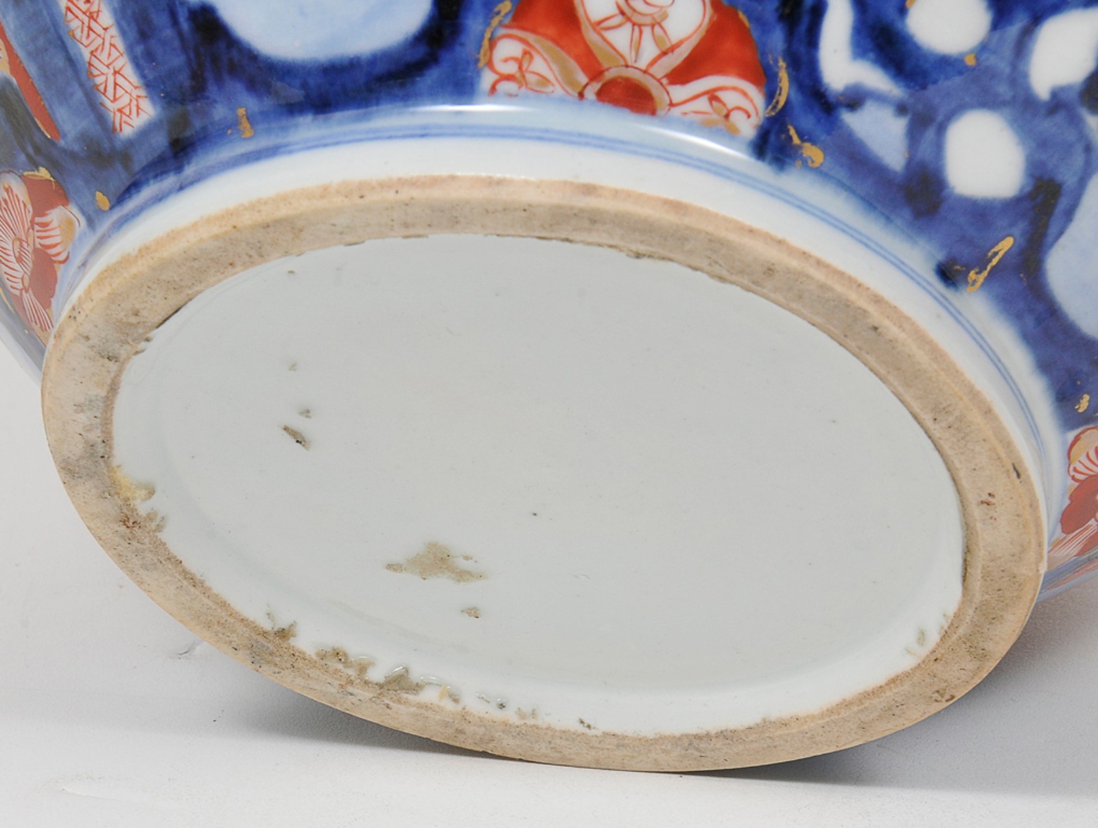 Cachepot em porcelana chinesa Imari ricamente policromado com... - foto 4 de 4