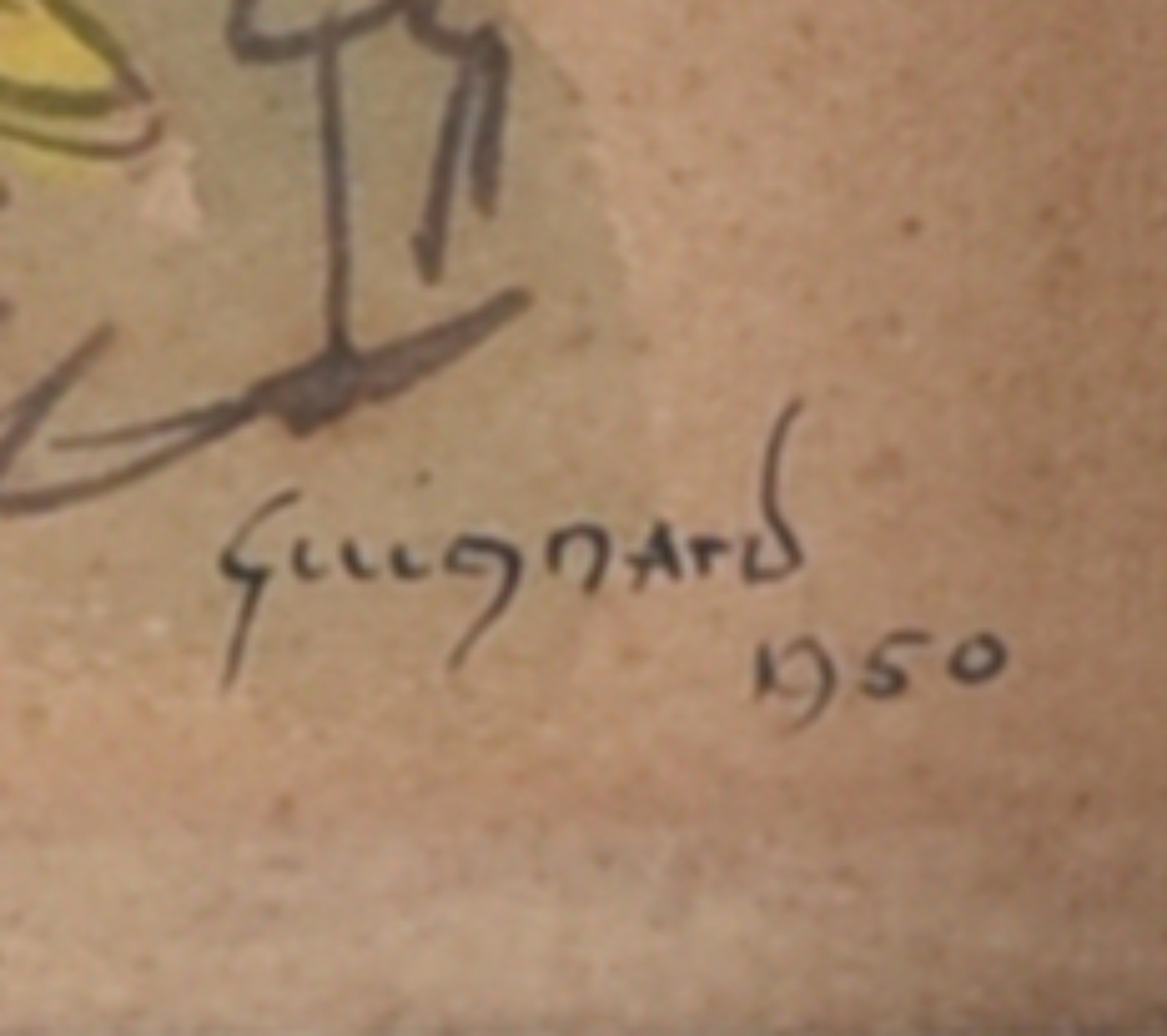Alberto da Veiga Guignard (1896-1962), Figura, 1950 - foto 2 de 3