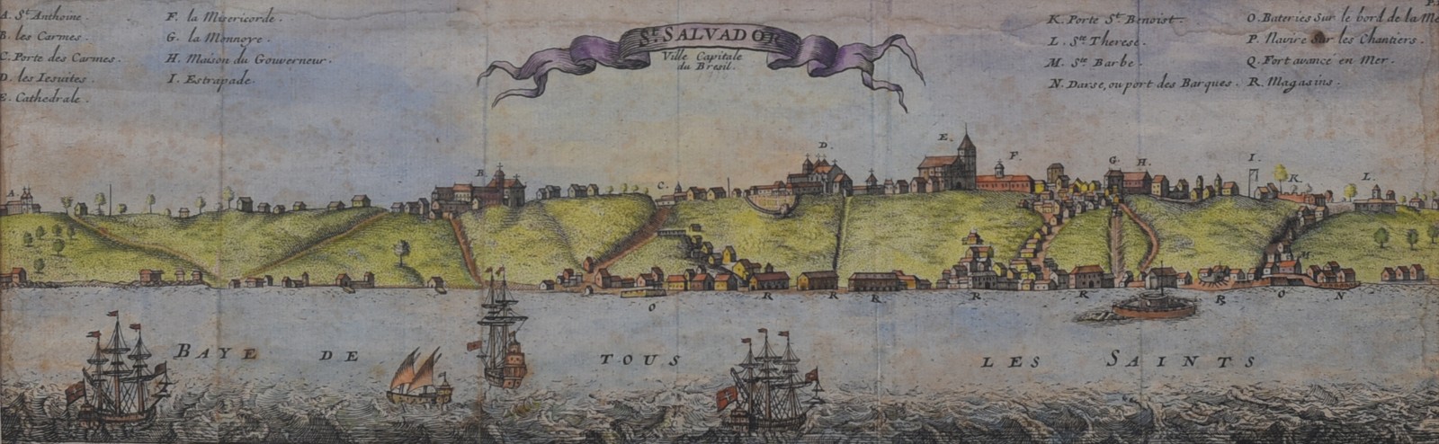 Sant Salvador Vile Capitale De Bresil, 1695 - foto 1 de 2