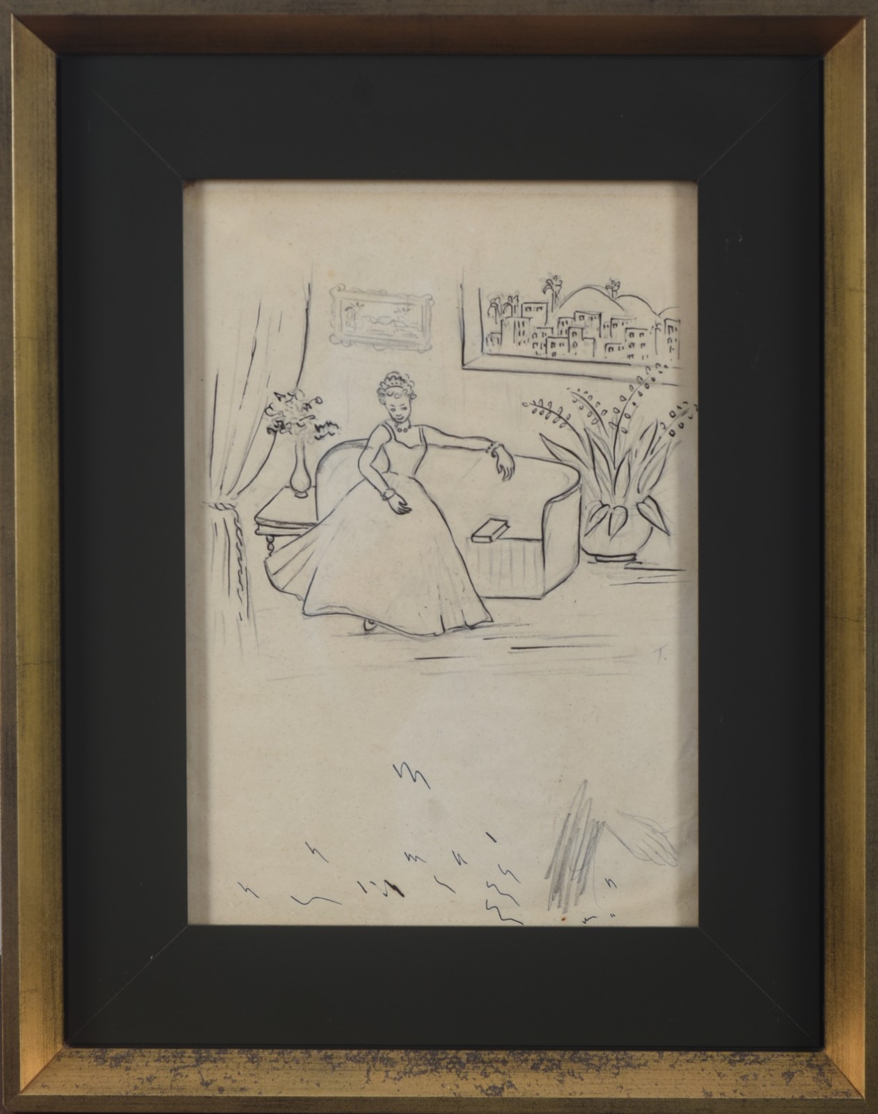 Tarsila do Amaral (1886-1973), Menina no Sofá - foto 2 de 3