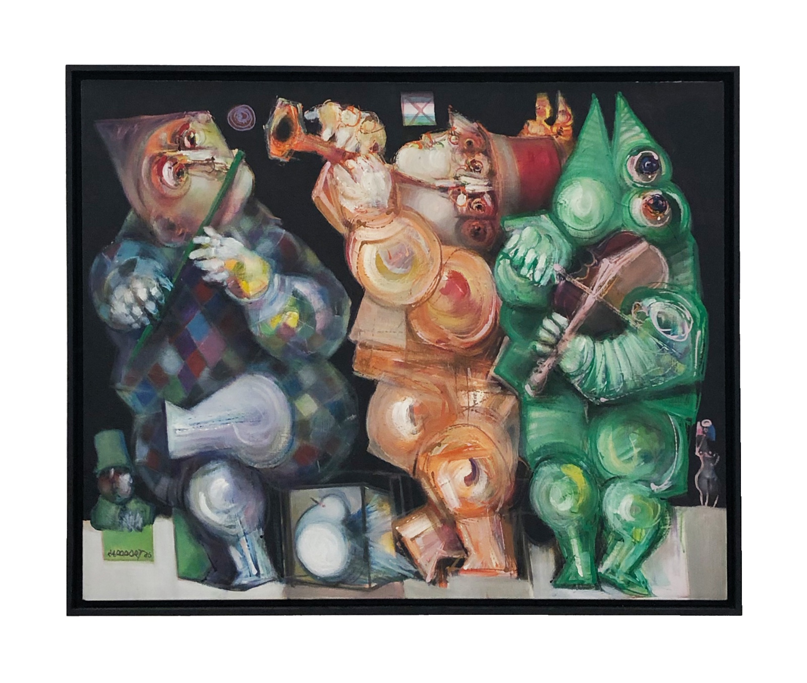 Alexandre Rapoport (1929), OS SALTIMBANCOS 3, 1986 - foto 2 de 2